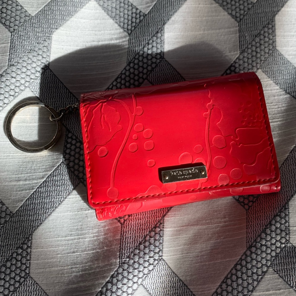 KATE SPADE Pink Small Wallet with Key Ring